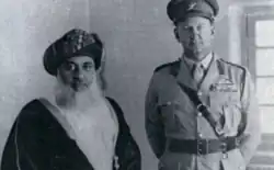 Sultan Said bin Taimur of Muscat and Colonel David Smiley of the British Army