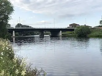 Surtees Bridge near Stockton-on-Tees, looking at the west-bound carriageway