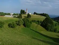 St. Lawrence's Church in Prelesje