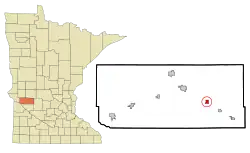 Location in Minnesota