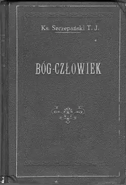 Cover of Bóg-Człowiek w opisie Ewangelistów