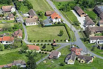 Szijártóháza légi fotó