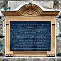 Commemorative plaque to T. Kościuszko 14 Loretańska Street