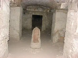 View of Ramose's Tomb burial chamber