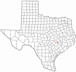 Location of Carmine, Texas