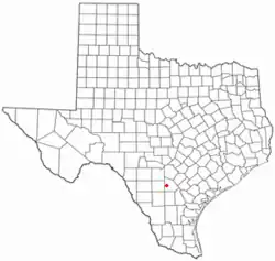 Location of Charlotte, Texas