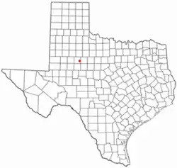 Location of Hermleigh, Texas