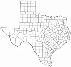 Location of New Summerfield, Texas