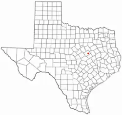 Location of Robinson, Texas