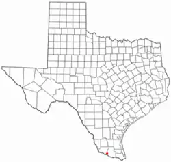 Location of Sullivan City, Texas
