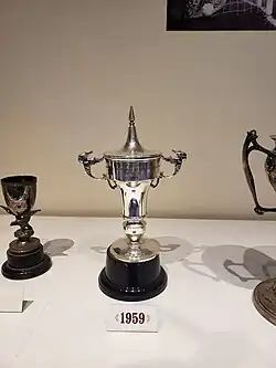 Photo of the 1959 Rio de Janeiro State Football Championship Cup