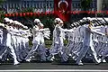 Navy Honor Guard during the Victory Day celebrations on August 30, 2007.