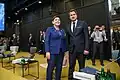 Polish Prime Minister Szydło with Xavier Bettel (2017)