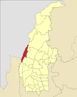 Location in Sagaing region