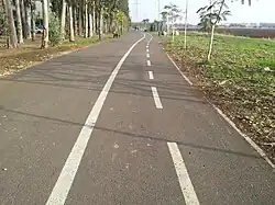 The promenade along Nahal Gadora
