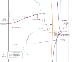 Unofficial Taylorsville-Murray-BRT Route map
