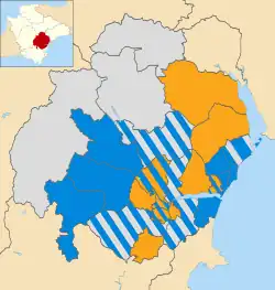 2011 results map
