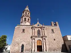 The Temple of the Sacred Heart of Jesus in the municipal seat of Luis Moya
