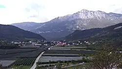 Panorama of Terlago (Comune di Vallelaghi, Trento, Italy)