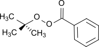 tert-butylperoxybenzoate, a peroxy ester (formula: RCO3R') that is used as a radical initiator.