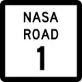State Highway NASA Road 1 marker