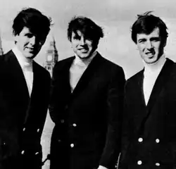 The Bachelors in 1966 (l-r: Con Cluskey, Dec Cluskey, John Stokes)