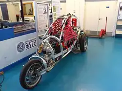 CLEVER prototype without bodywork, June 2013. (1F1T)