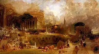 The Destruction of Corinth, by Thomas Allom