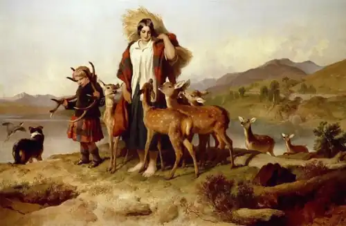 The Forester's Family by Edwin Landseer