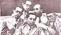Charles Tambu at the UN Security Council session at Lake Sukses 1947. (Charles Tambu is next to Sumitro Djojohadikusumo)