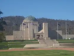The Australian War Memorial, Canberra, including a national military museum, completed 1941, designed by Emil Sodersten and John Crust