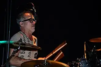 Smith with The Pop Group in 2015