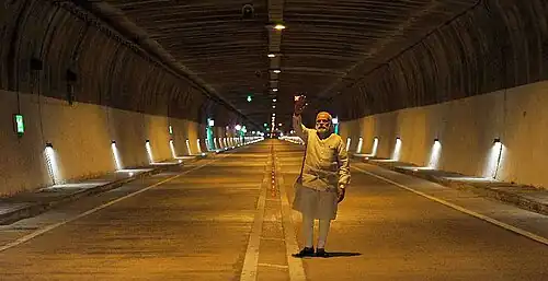 Dr. Syama Prasad Mookerjee Tunnel also known as Chenani Nashri Tunnel
