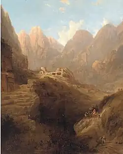 The Ravine Leading to Petra, 1839