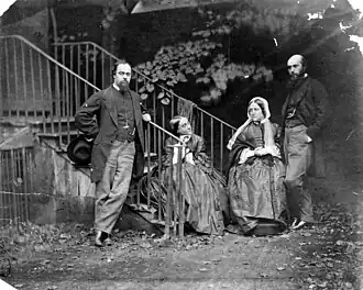 1863, family portrait by Lewis Carroll