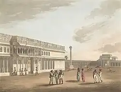 The Square And Entrance Into Tipu's Palace, Bangalore, by James Hunter (d.1792)[6]