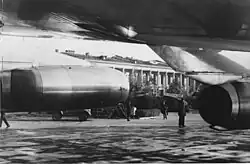 Image 66Douglas DC-8 of Scandinavian Airlines pictured is a stopover in Tashkent in the Uzbek SSR (from Tashkent International Airport)