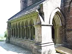 Porch and narthex