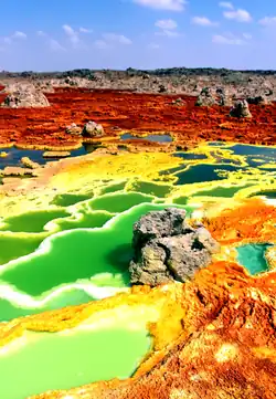 The Dallol salt volcano