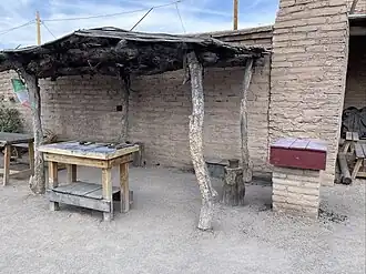 The presidio Tucson Blacksmith Shop. The Tucson Ring Meteorite was used for years as an anvil in the presidio blacksmith shop. The meteorite is now on display in the Smithsonian Museum in Washington D.C.
