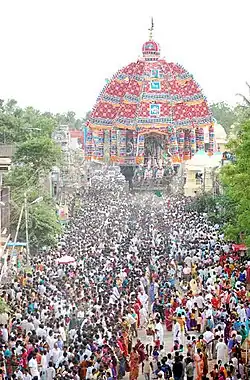 The Great Thear (ஆழித் தேர்) of Sri Thyagarajaswami, Tiruvarur
