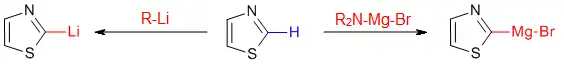 Thiazole deprotonation