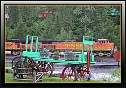 Train passing through Essex