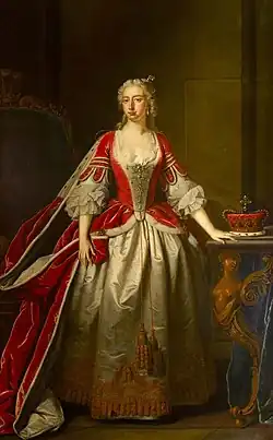 A portrait of Augusta at the time of her marriage