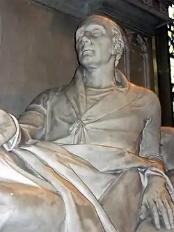 Close-up of Chantrey's sculpture of Thomas Kinnersley I.