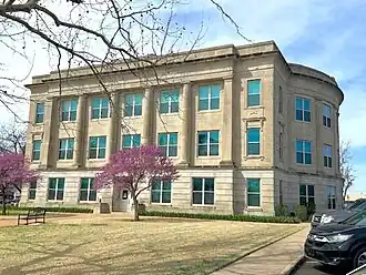 Tillman County Courthouse in Frederick, 3-2025