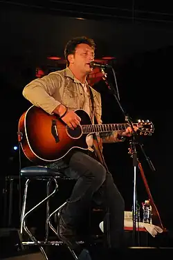 Rushlow performing at Naval Air Facility Atsugi, October 9, 2011.