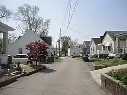 Street in Cheltenham, April 2011