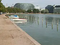 The shore of the Tokoinranta wharf in Hakaniemi, Helsinki, Finland (2007)