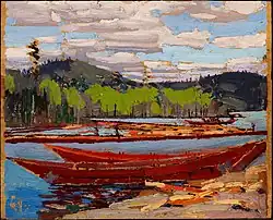 Bateaux, Summer 1916. Sketch. Art Gallery of Ontario, Toronto